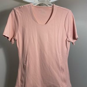 Women’s Jaanuu Scrub Set - Light Pink - Top Small, Bottom XS